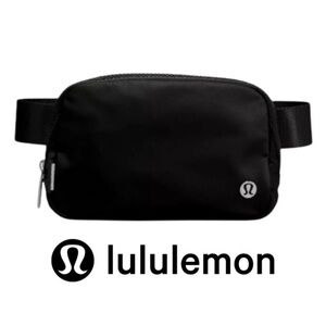 Lululemon Athletica Black Belt Fanny Bag
